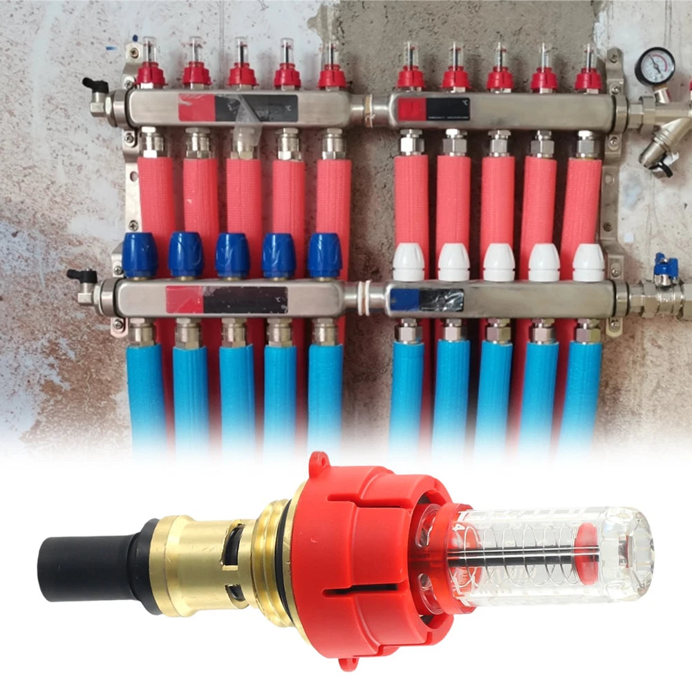 Hydronic Flow Meter Regulator For Underfloor For Heating Manifold