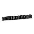 Capri Tools 3/8-Drive Shallow Impact Socket Set 12-Point SAE 12-Piece by Capri Tools
