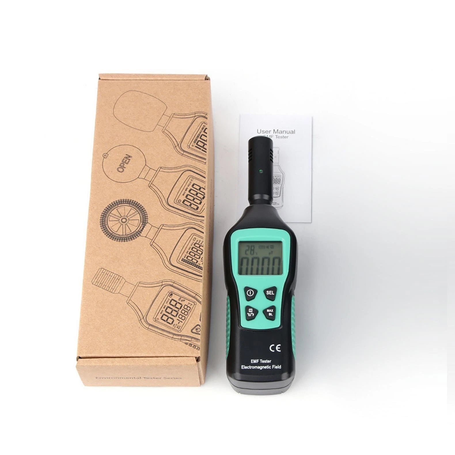 Lcd Radiation Dosimeter Emf Meter Electromagneti<wbr/>c Field