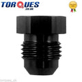 AN -8 (AN8 AN 08) Flare Hex Head Port Plug - Black
