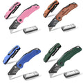 Workpro Folding Utility Knife G10 Handle 10pack Blade W/stainless