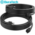 DuraTech 2PCS 6Ft Extension Cord Short Extension Cord 16/3 SJTW 13A 3