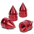 Aluminum Tire/rim Valve Air Port Dust Cover Stem Cap/caps Rt011 Red
