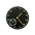 Black+gold 37mm Watch Dial With Hands For Eta 6497 St3600 Watch