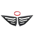Air Vent Side Window Louvers for Honda Civic Sedan 2016-2021 Sun Shield ABS