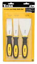 Titan Scraper and Putty Knife Set by Titan