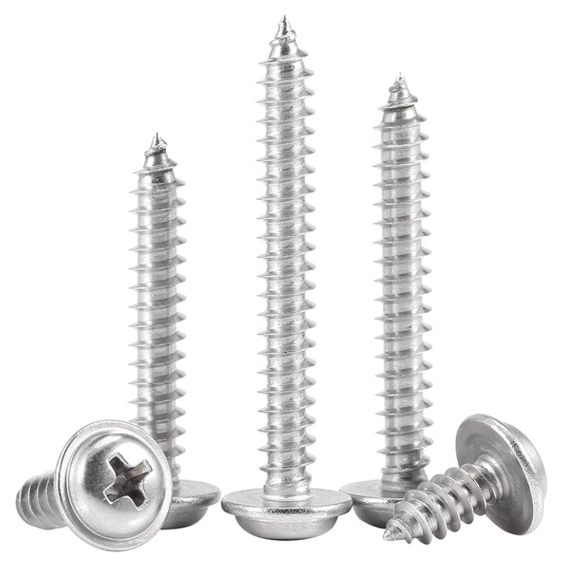 Cross Round Head Self Tapping Screws M3 to M6