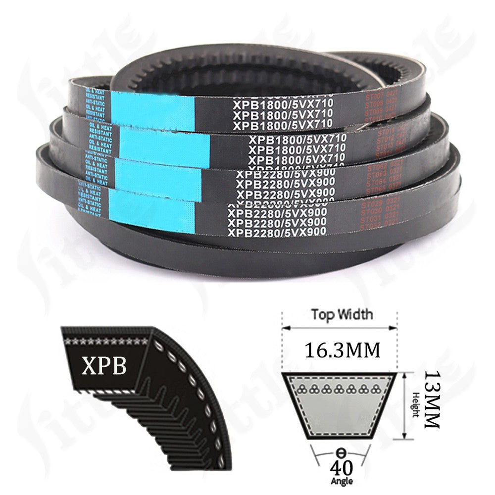 XPB Toothed Roller Drive Belt 16.3mm