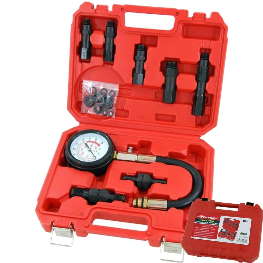 Neilsen Petrol Engine Compression Tester Kit for Automotives by Neilsen