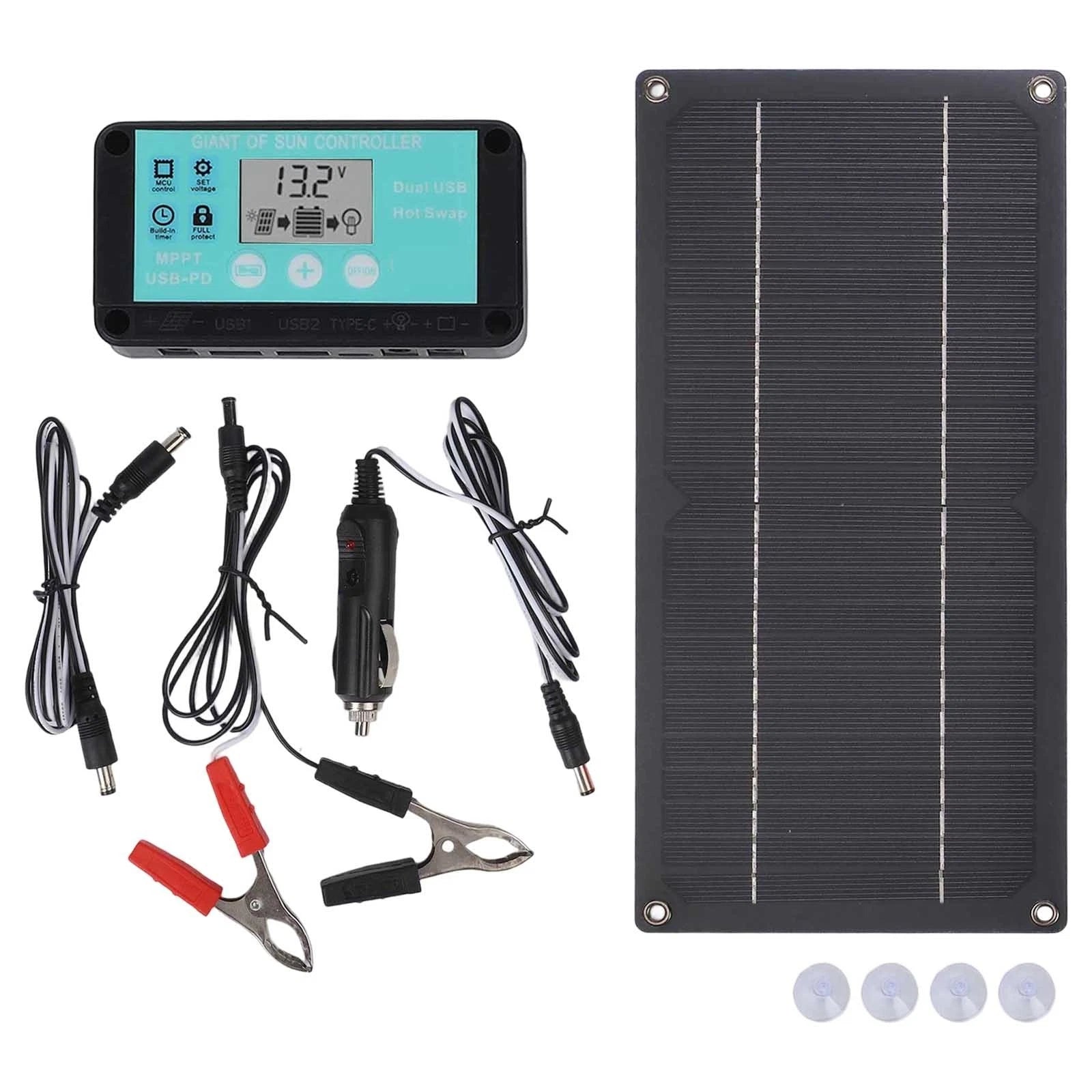 Lightweight 600W Solar Panel With 100a Charge Controller For Outdoor
