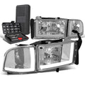 For 1994-2002 Dodge Ram Truck Led Drl Smoked Clear | Built Supply Co