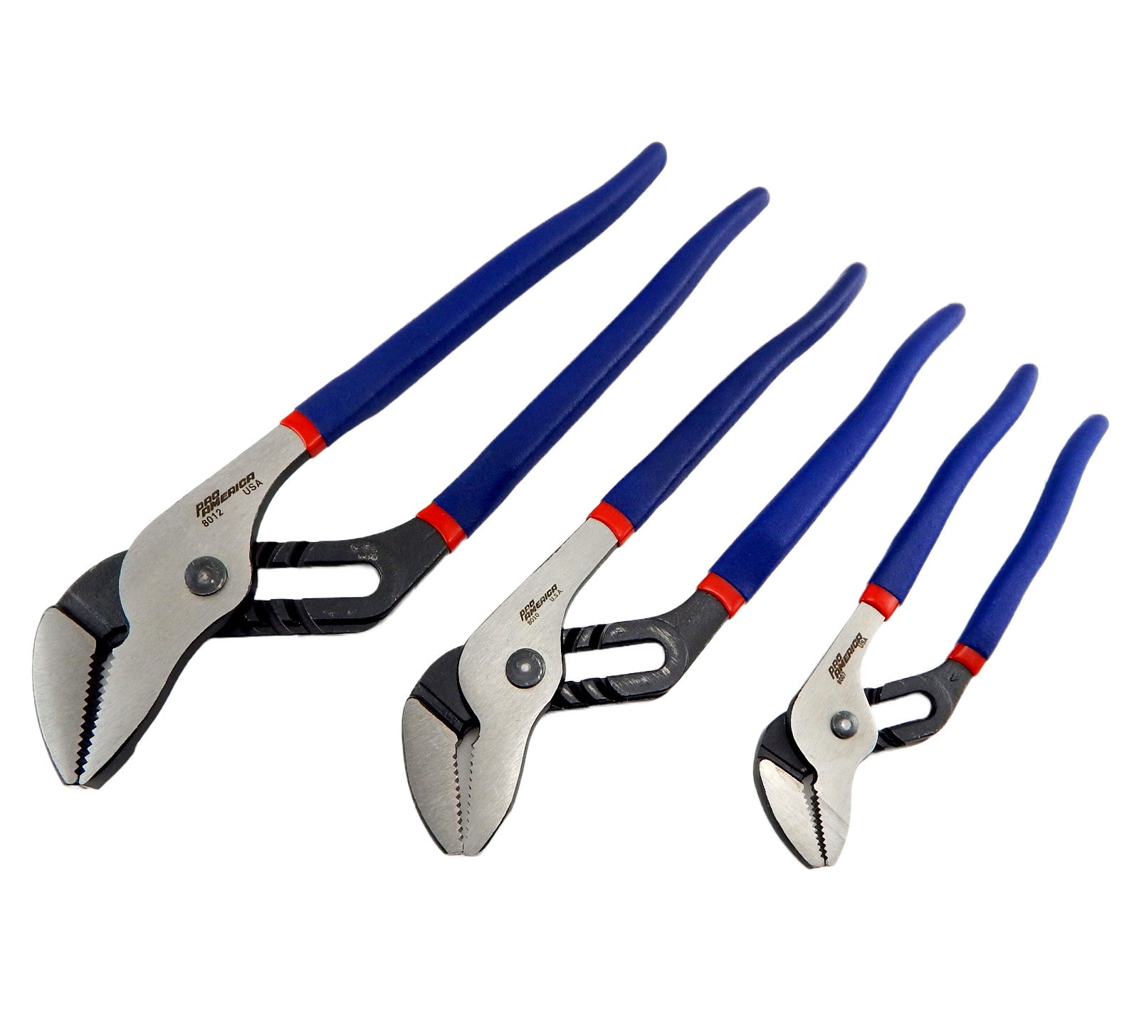 Pro America Tongue & Groove Plier Set 3pc