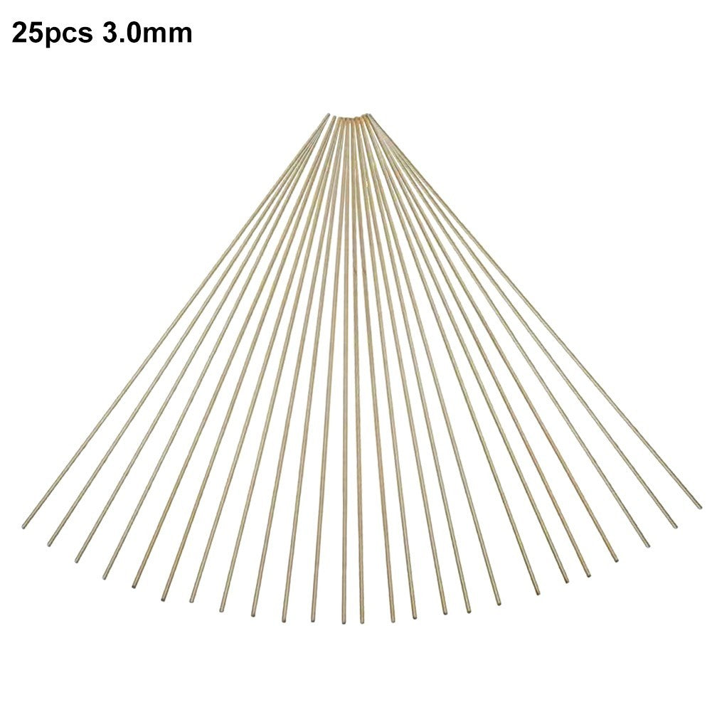 High Quality Brass Brazing Rods - 25pcs