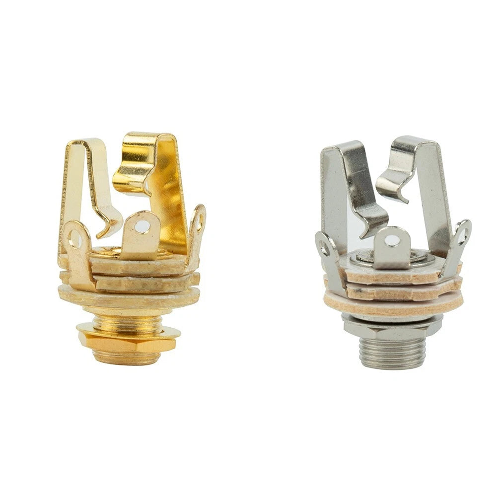 For Electric-guita<wbr/>rs Bass 3-pole Panel Mount-plug Sockets