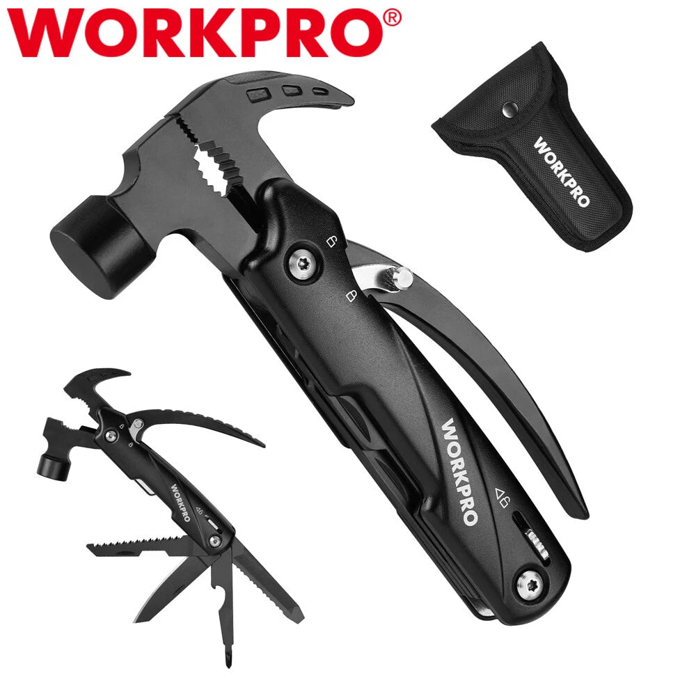 Workpro Multitool 12 In 1 Camping Tool W/mini | Built Supply Co