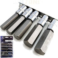 Toolzone Spline Hex Bit Socket Set 1/2" Drive Sockets 14mm - 24mm