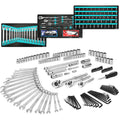 Mechanics Tool Set 149-Piece SAE/Metric Ratchet Wrench Set 90-Tooth