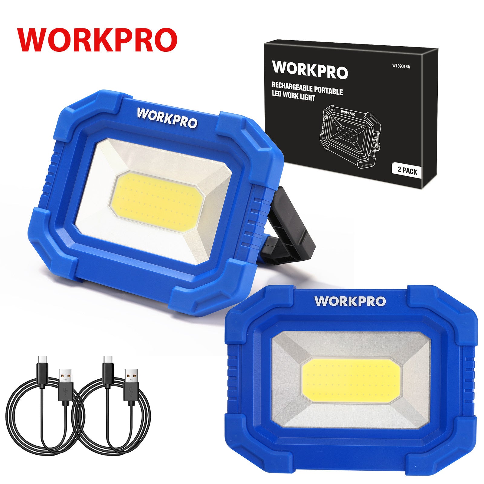 WORKPRO LED Work Light Rechargeable by WORKPRO