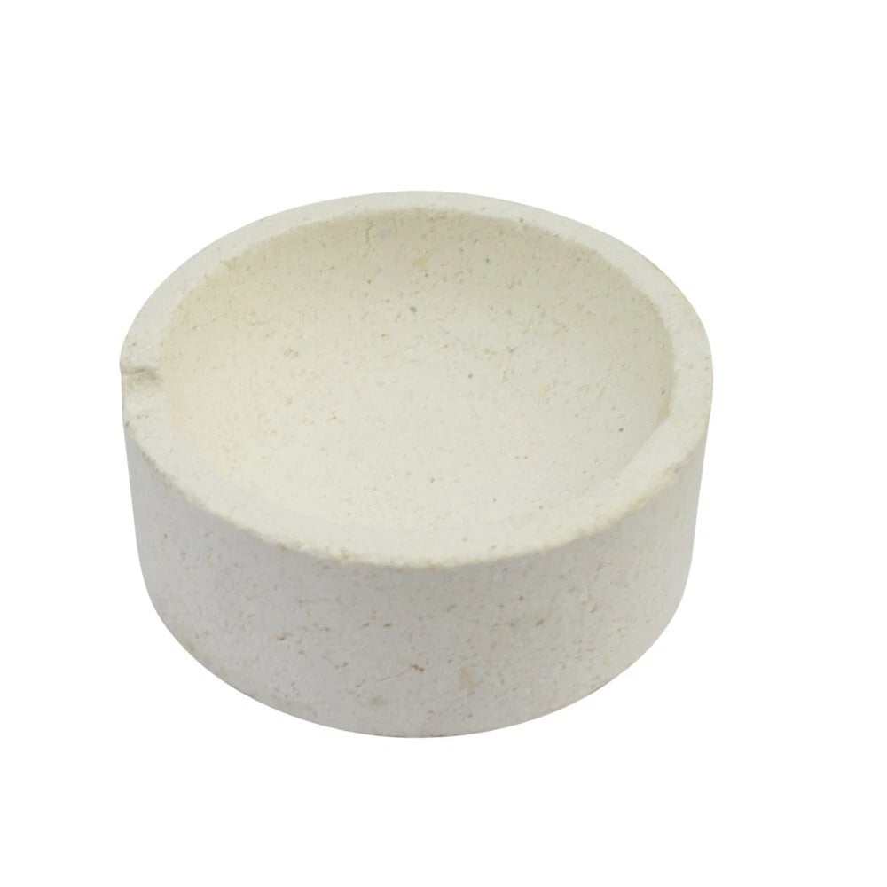 7 Oz. Ceramic Silica Crucible Dish Cup Melting Pouring Spout Jewelry