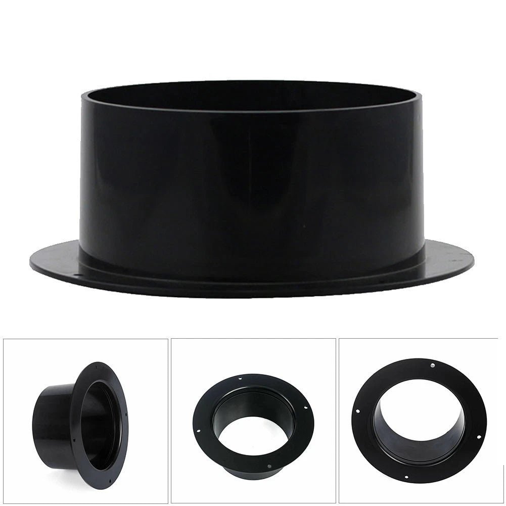 Flange Duct Connector Odorless Parts Pipe Straight Wall Mounted