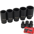 Neilsen Axle Hub Nut Impact Socket Set