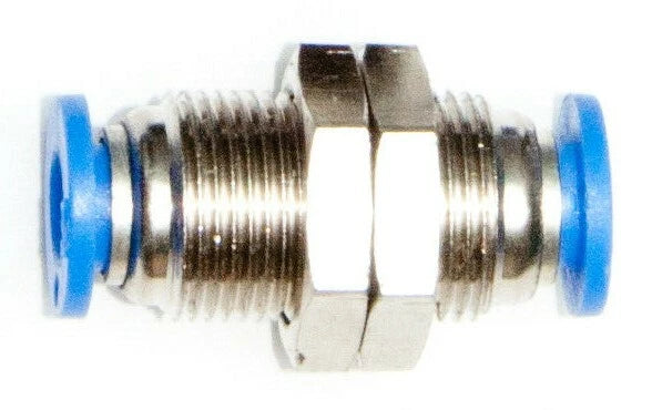 Tube Fitting Bulkhead Union Connector Push In To | Built Supply Co
