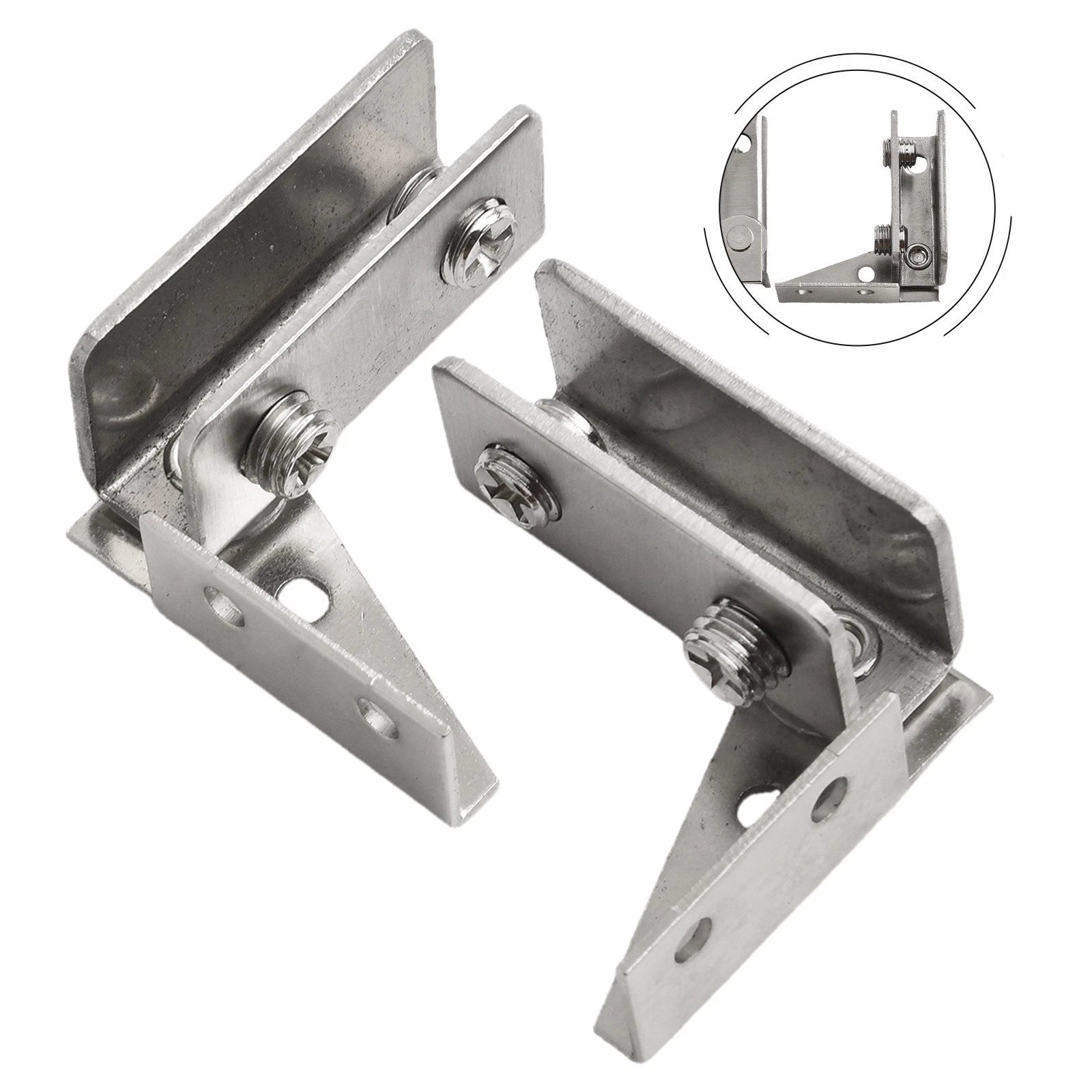 Secure Glass Panels With Stainless Steel Magnetic Hinges Reliable