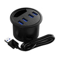 Orico Desk-4u 5gbps High Speed Multi-usb 3.0 Ports Desk Mount Adapter