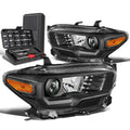 For 2016-2020 Toyota Tacoma Pair Black/amber Signal | Built Supply Co