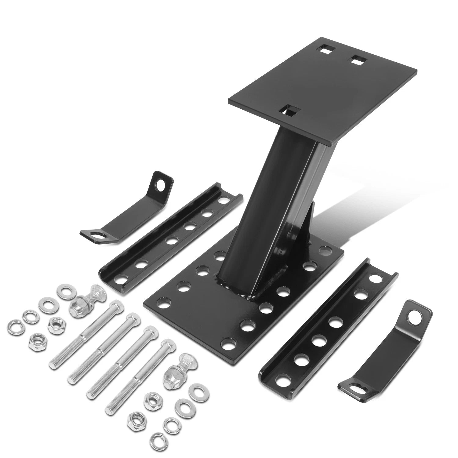 Black Powder-coated 100 Lbs Rear Spare Tire Carrier Tire Mount W/3" X