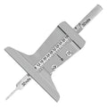 Car Tire Tread Depth Gauge Portable Dual Scale 0 25mm 0 32nds Metal