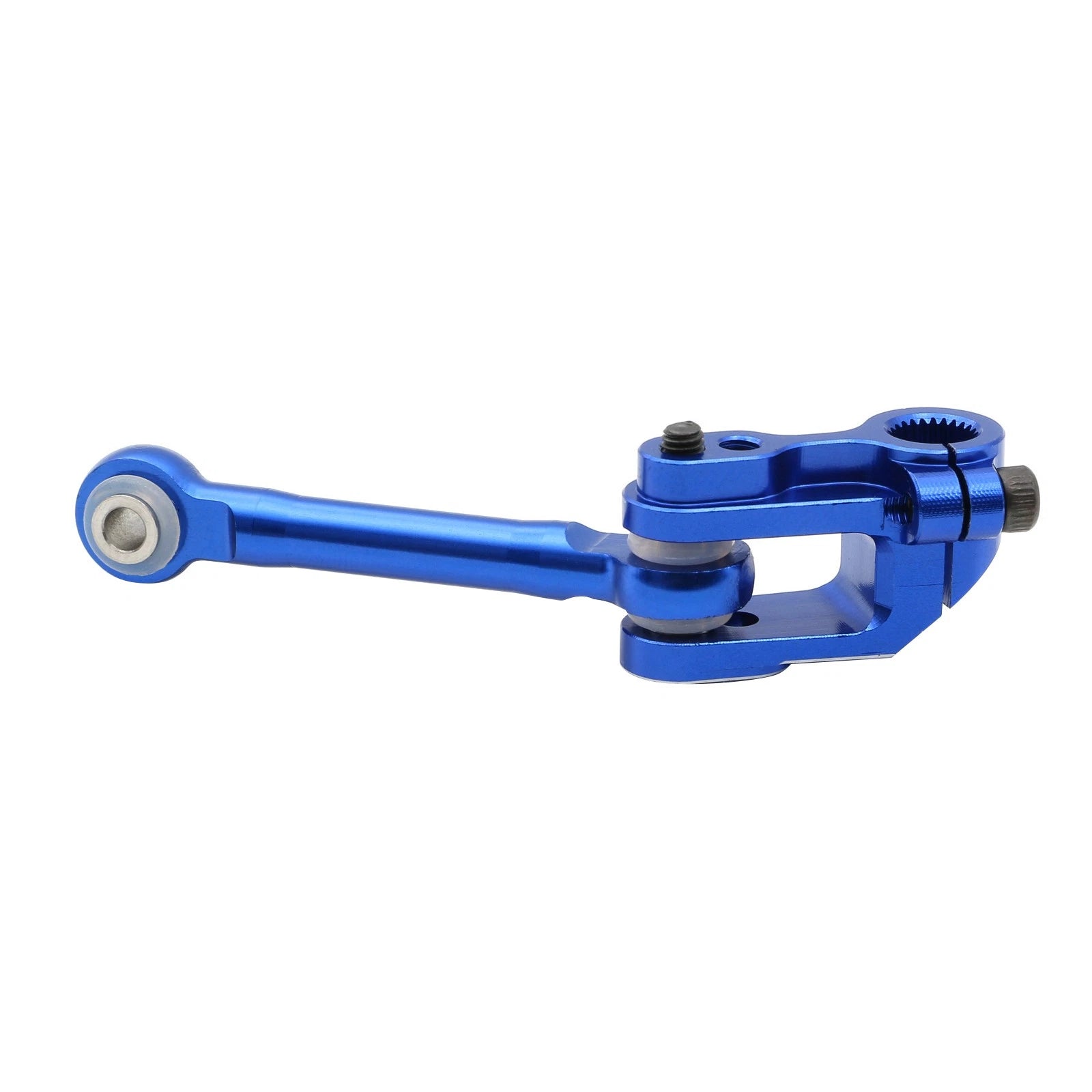 New Blue Steering Arm Aluminum Alloy Fixed Link Fit For Traxxas Udr