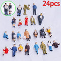 Color Model People Figures Pose Placement Miniature Display Decoration