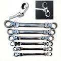 Activities Double Ring Ratchet Wrenchs Metric Flex-head Spanner