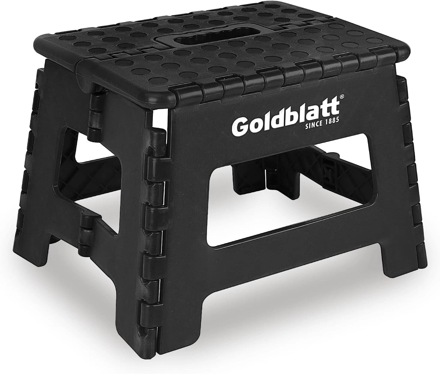 Goldblatt 8.5" Folding Step Stool Lightweight Heavy-duty Plastic