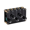 4-in-1-out Stereo Audio Mixer Features A Passive Design No Power