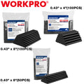 WORKPRO 50PC/10PC Hot Glue Sticks Black Hot Melt Adhesive Glue Sticks