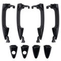 Outer Door Handle 4pcs Black for Hyundai Accent 2012-2017 826511R000CA