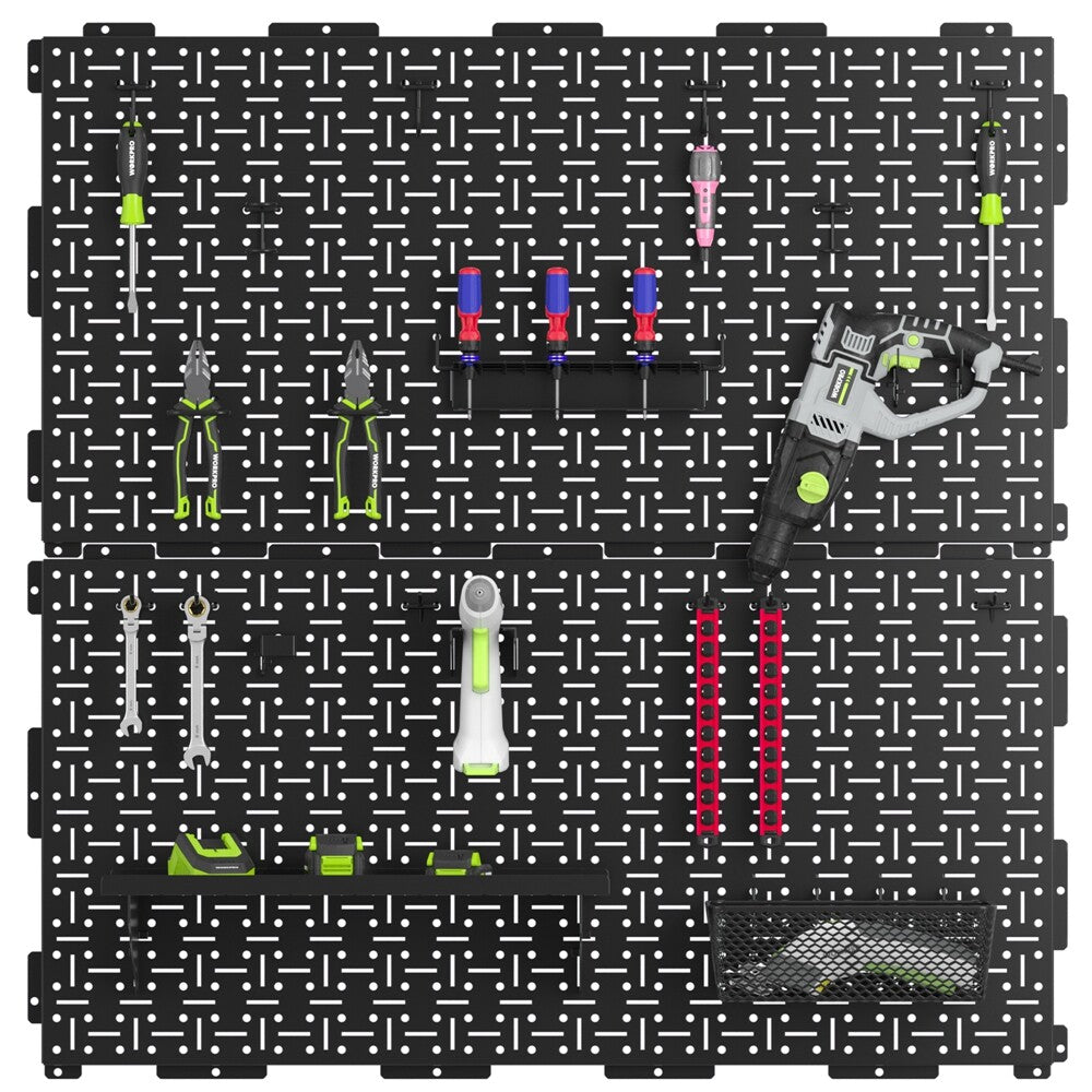 WORKPRO 2PACK Metal Pegboard Wall Organizer by WORKPRO