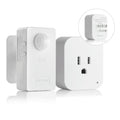 Wireless Motion Sensor Plug Kits,No-Wire Mini PIR Sensor Switch