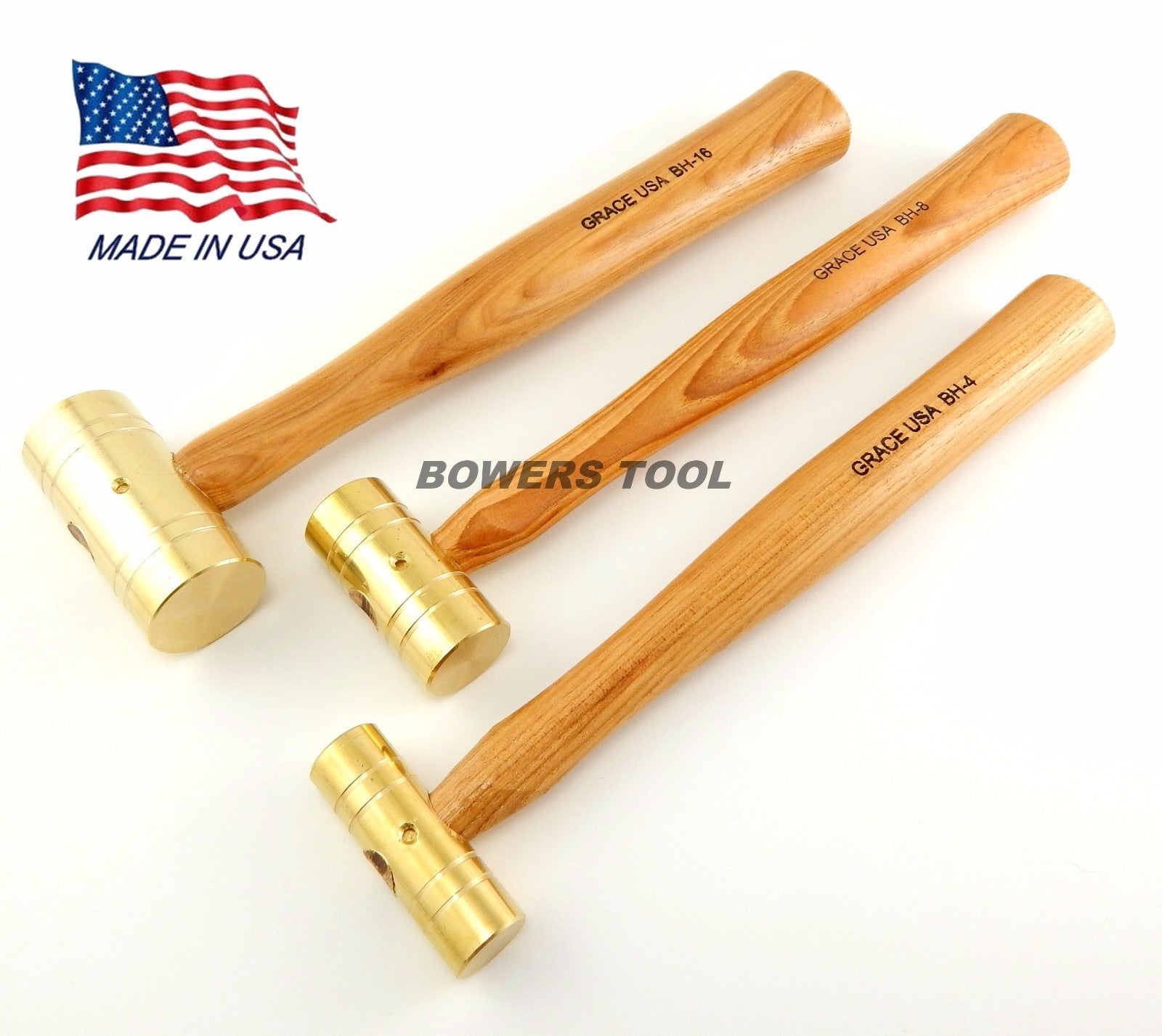 Grace Gunsmith Brass Hammer Set