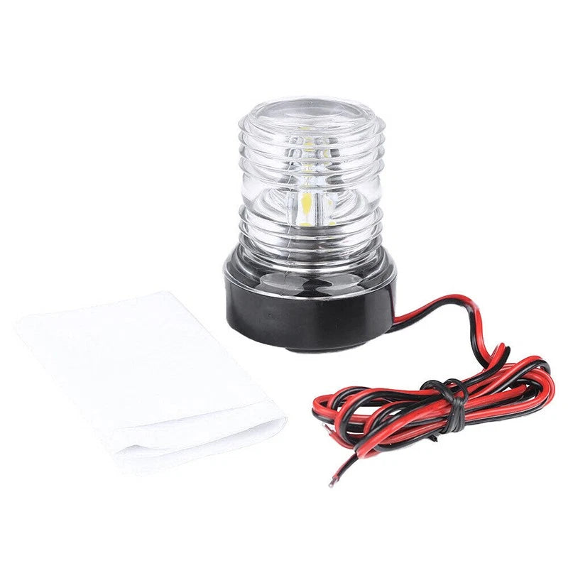 10W Marine Boat Yacht All Round 360 Degree Lamp 12V White Led