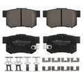 Rear L&amp;R Ceramic Brake Pads Kit for Honda Accord 1991-2007 Civic 2002-2013 D537
