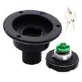 Black Caravan Water Filler Lockable Inlet Hatch Tank Cap For Rv