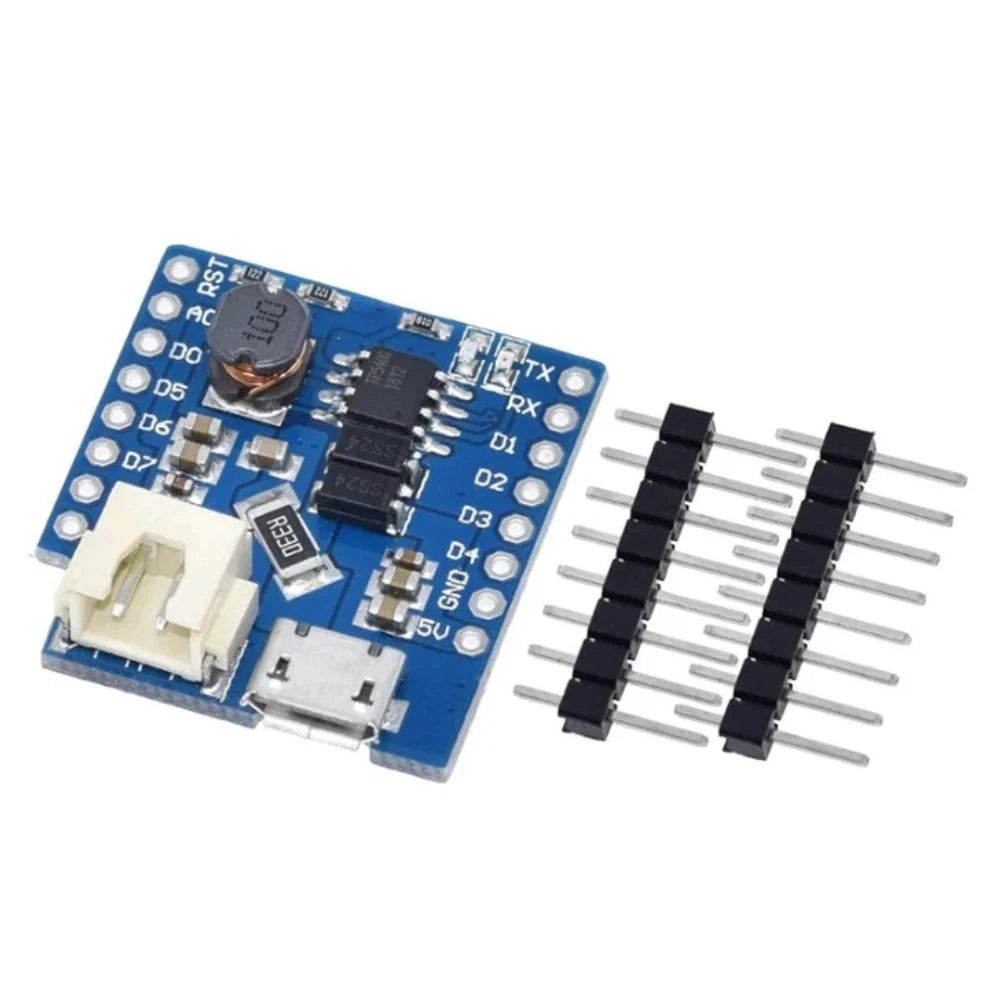 Battery Shield For WeMos D1 mini single lithium battery Charging &amp; Boost UK