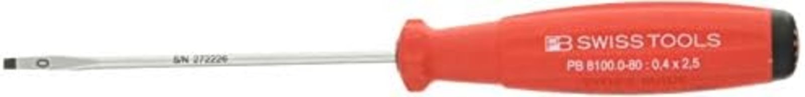PB Swiss Slotted Screwdrivers 0.4X Cutting Tip