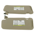Left Right Beige Sun Visor Pair for Nissan Murano 09-14 96401-1AA1B New