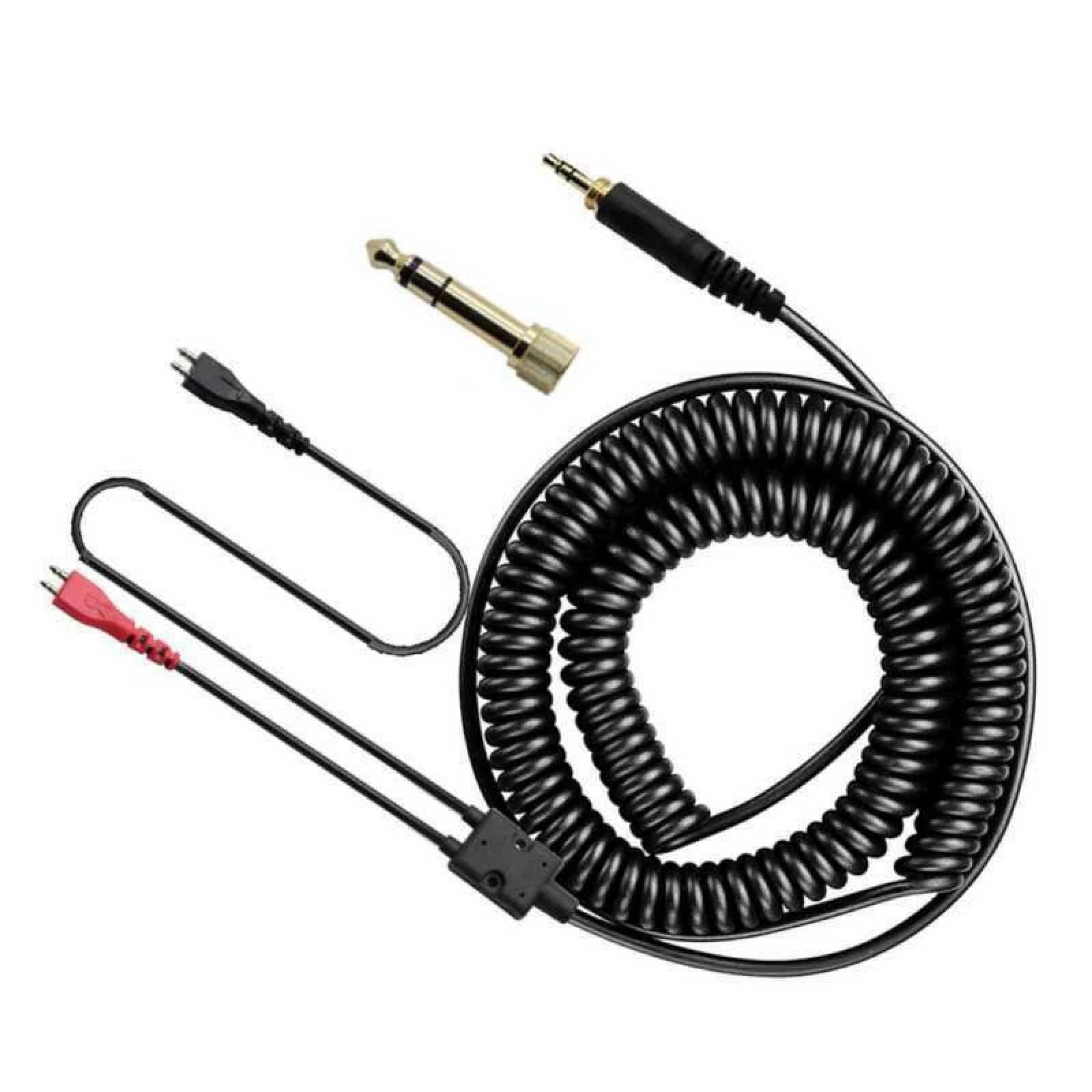 Ofc Coiled Audio Cable For Sennheiser Hd 25-sp Hd 222 Hd 224 Hd 414