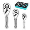 DURATECH 3PCS Stubby Ratchet Wrench Set by DURATECH