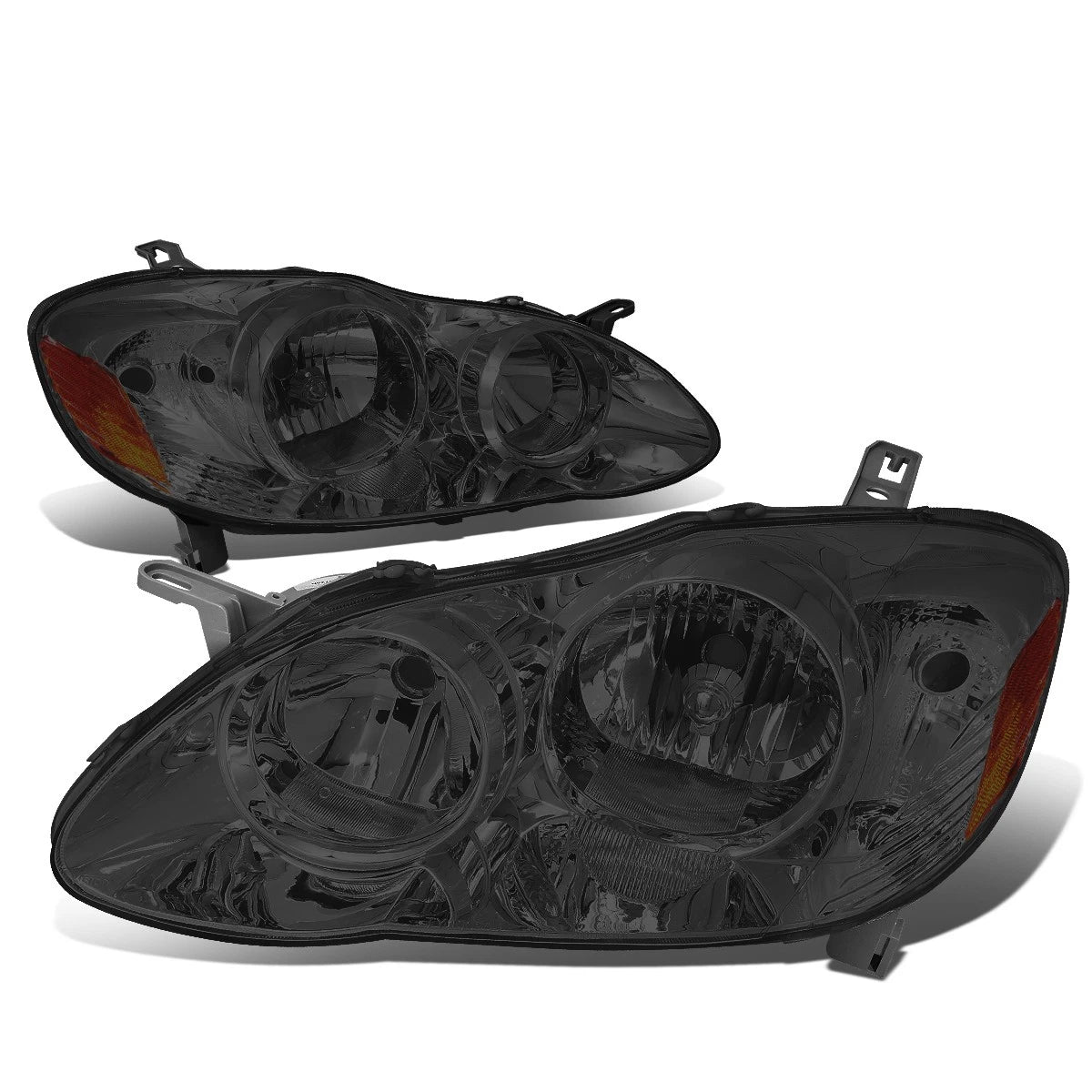 Fit 2003-2008 Toyota Corolla Pair Smoked Housing | Built Supply Co
